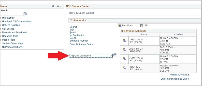other academic drop-down box